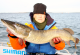 Kim Jensen med fin 9kgs gedde fanget under aktivt fiskeri med shads